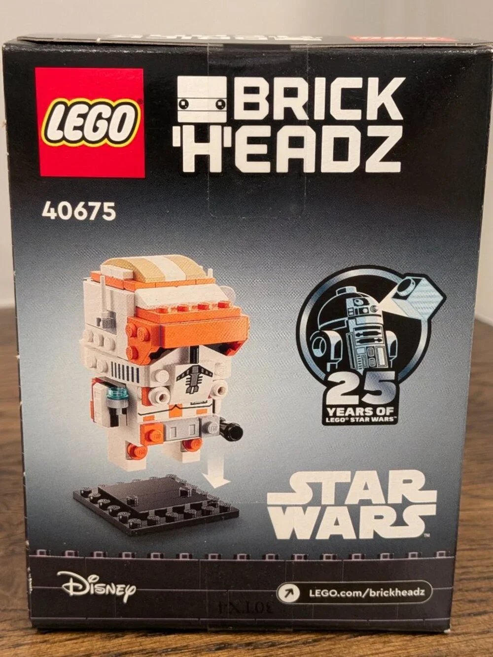 LEGO 40675 Commander Cody BrickHeadz - New in Box, Sealed